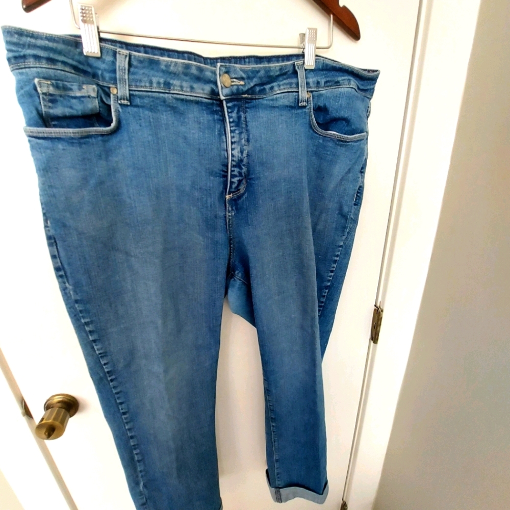 NYDJ Women's Relaxed Cuff Ankle Jeans - 18W